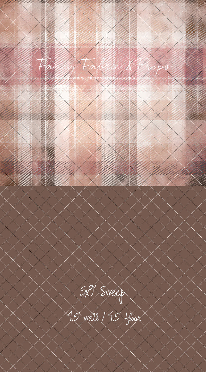 Rosewood Plaid - With Sweep Option