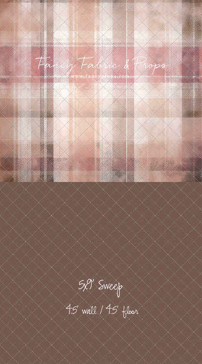 Rosewood Plaid - With Sweep Option