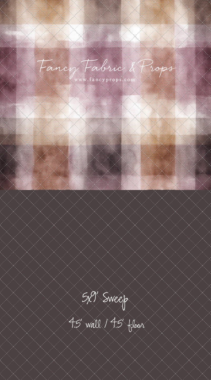 Rustic Plum Plaid - With Sweep Option