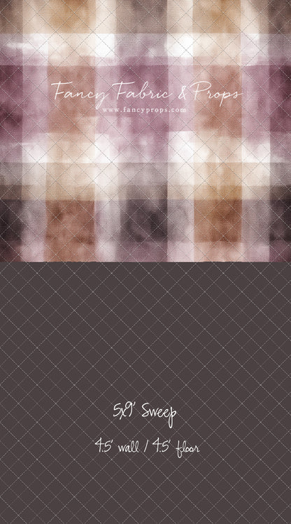Rustic Plum Plaid - With Sweep Option
