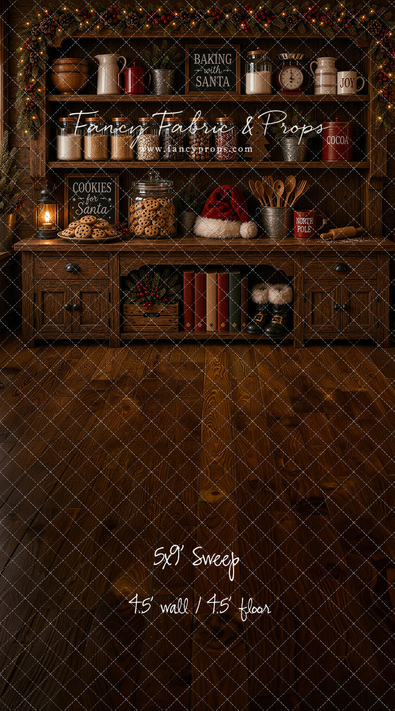 Santa's Cookie Cupboard - With Sweep Option