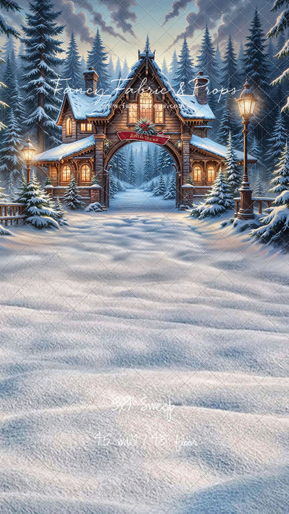 Santa's Village Entrance - With Sweep Option