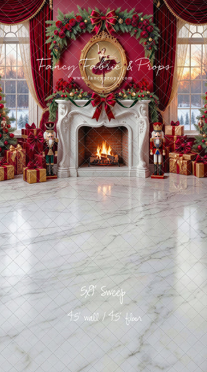 Scarlet Ballerina Christmas - with Sweep Option