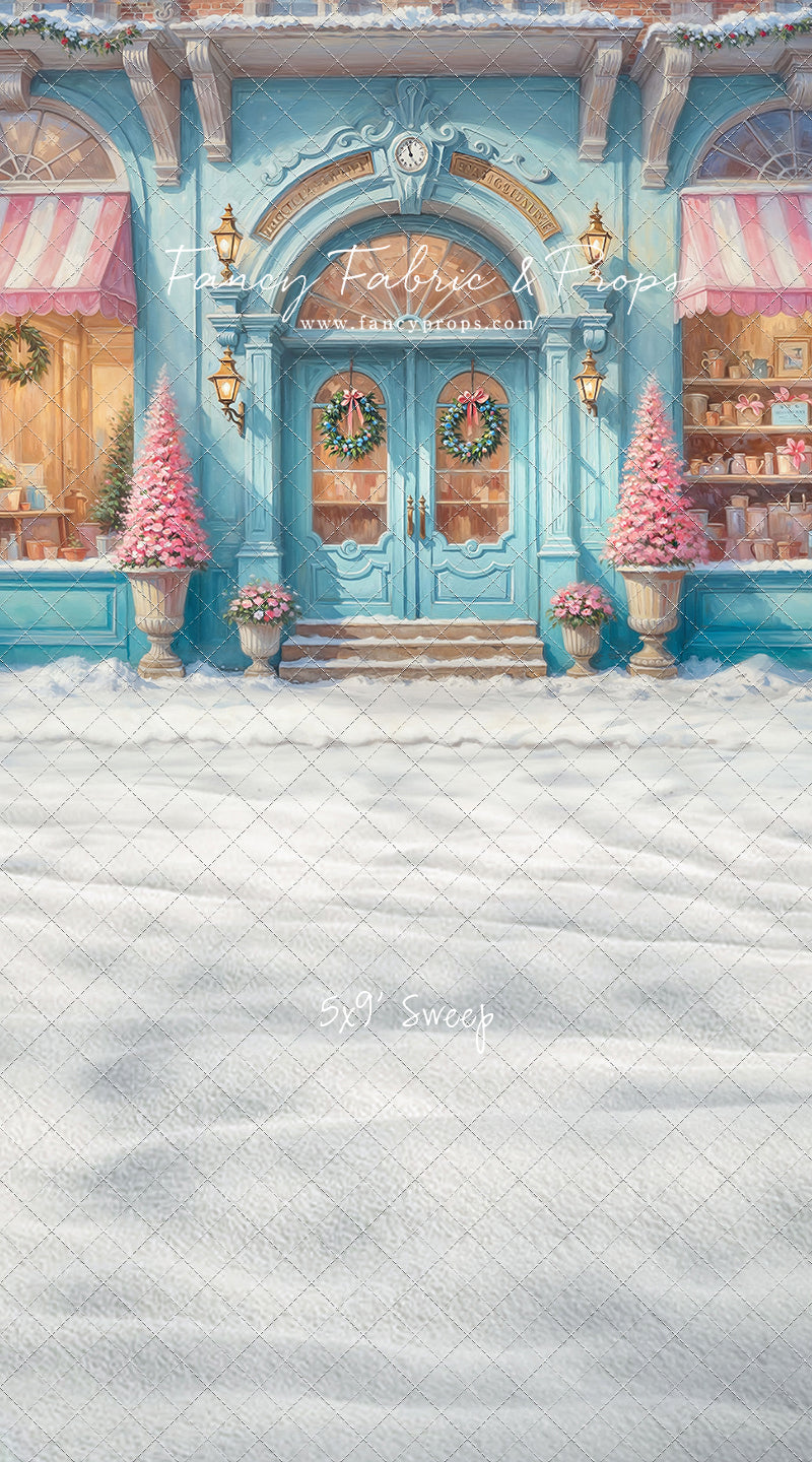 Snow-Kissed Winter Market - With Sweep Option