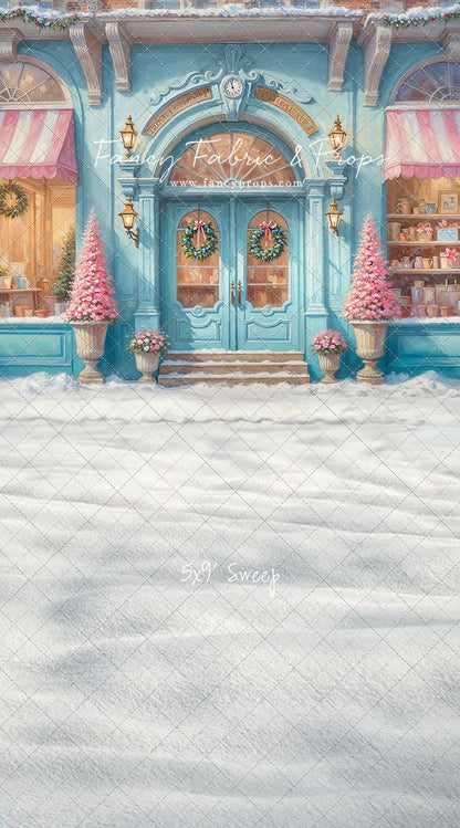 Snow-Kissed Winter Market - With Sweep Option