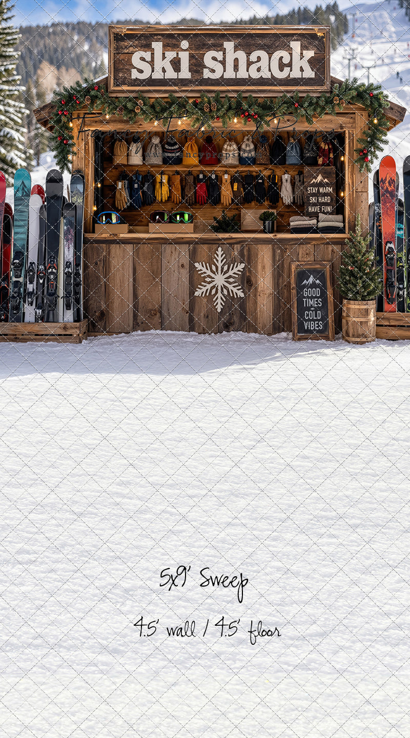 Snow Day Ski Shack - With Sweep Option