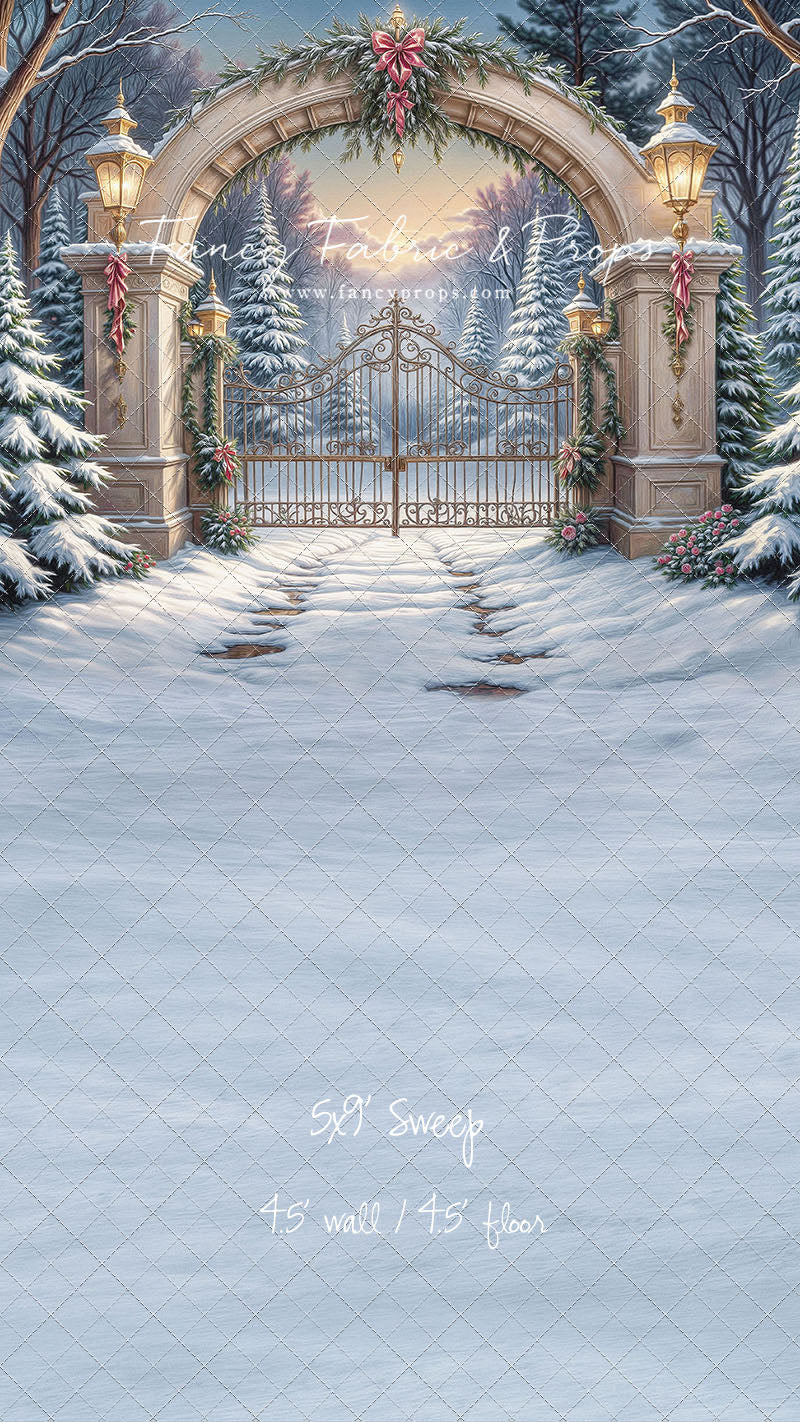 Snowfall At The Estate - with Sweep Option