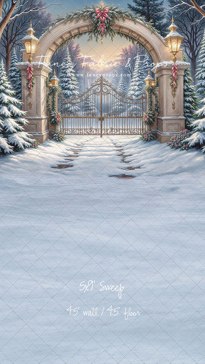 Snowfall At The Estate - with Sweep Option