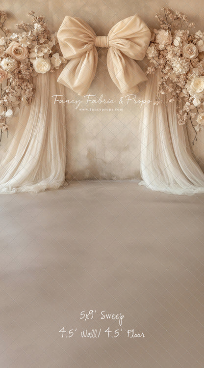 Soft Bow & Tulle - With Sweep Option