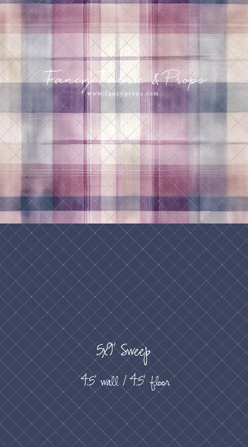 Soft Haze Tartan - With Sweep Option
