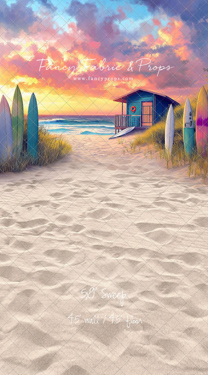 Sunset Surf Shack - With Sweep Option