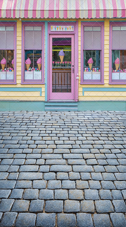 Sweet Summer Ice Cream Shop - With Sweep Option