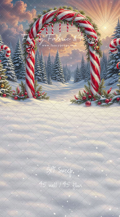 Sweet Trail To Santa - with Sweep Option