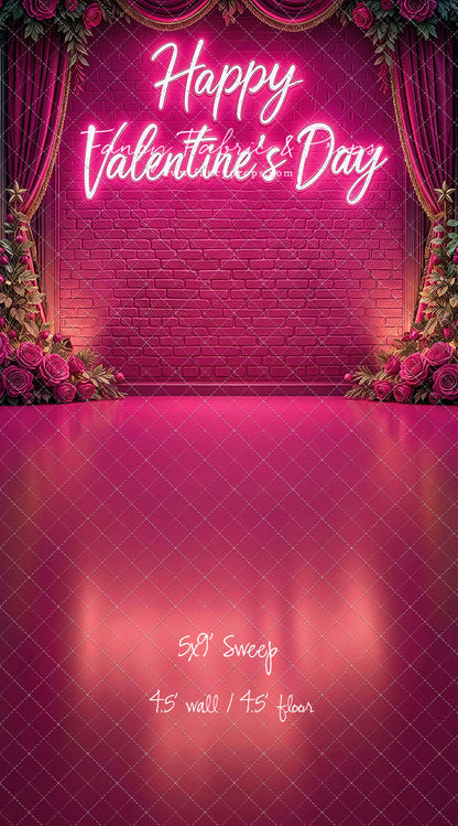 Sweetheart Glow Wall - With Sweep Option