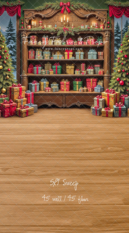 The Christmas Curio Cabinet - with Sweep Option