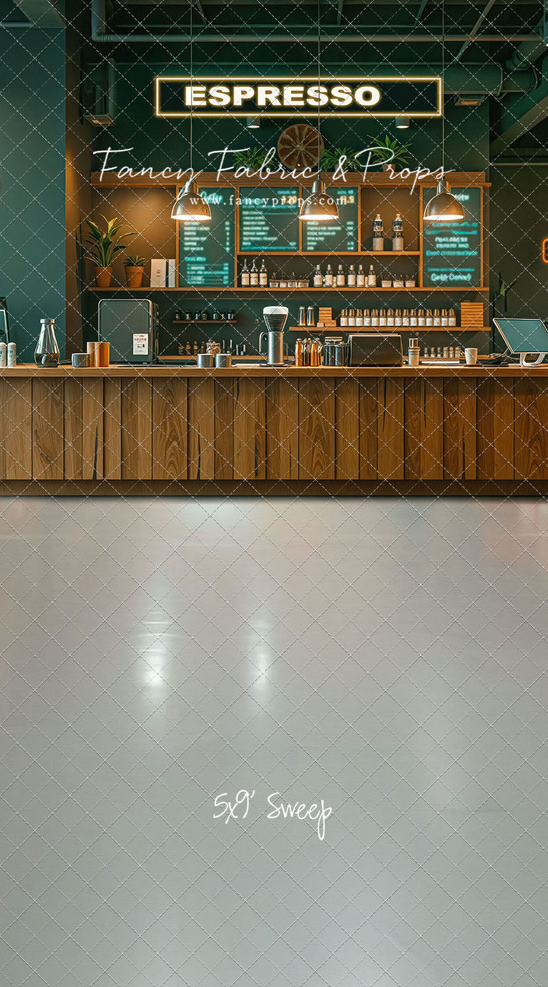 The Coffee Spot - White Floor Version - With Sweep Option