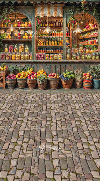 Tropical Fruit Market - With Sweep Option