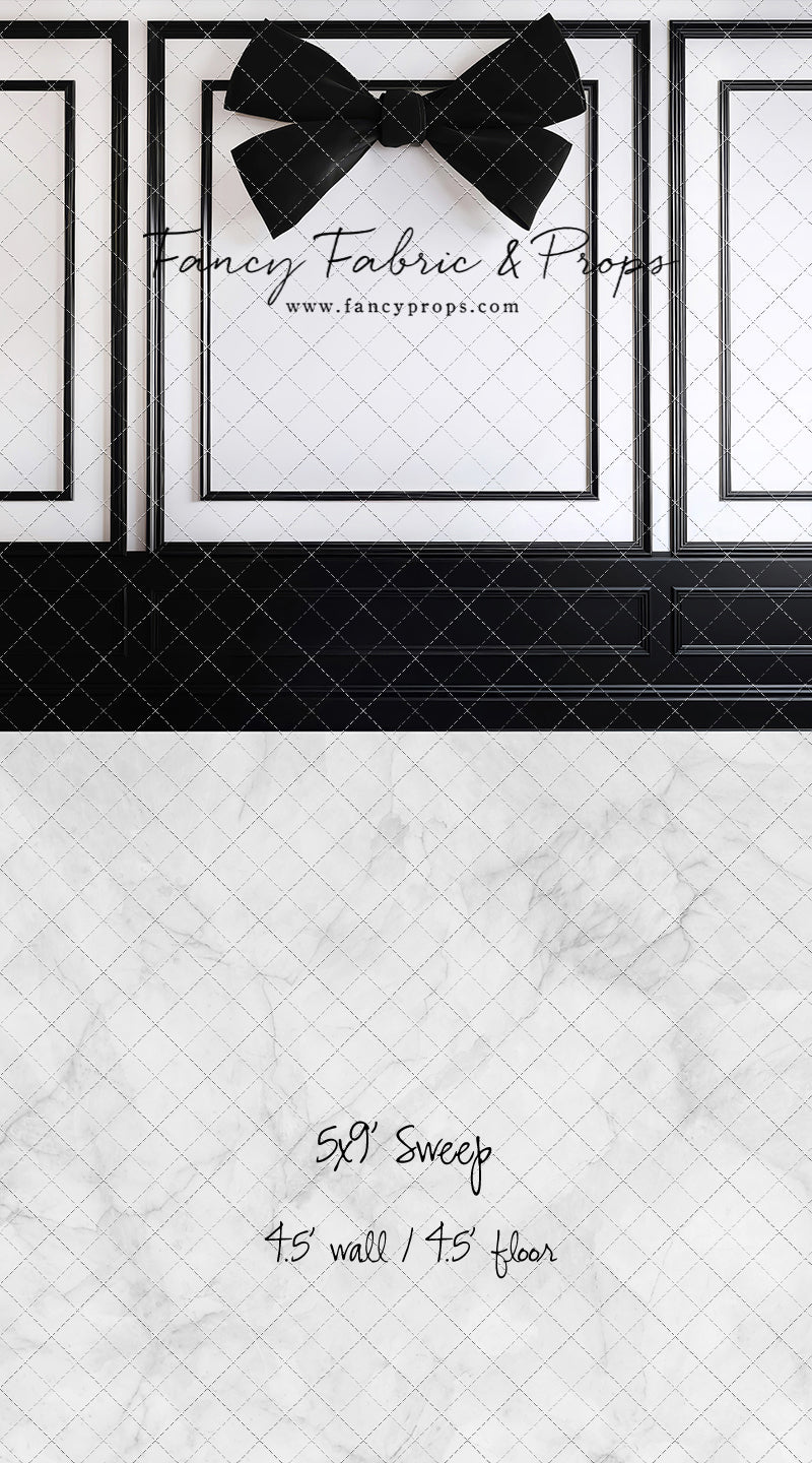 Uptown Chic - White Marble Floor - With Sweep Option