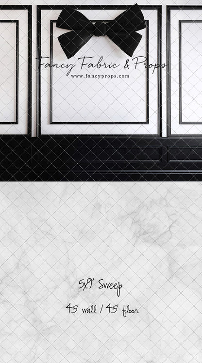 Uptown Chic - White Marble Floor - With Sweep Option