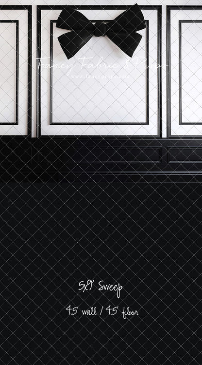 Uptown Chic - Black Floor - With Sweep Option