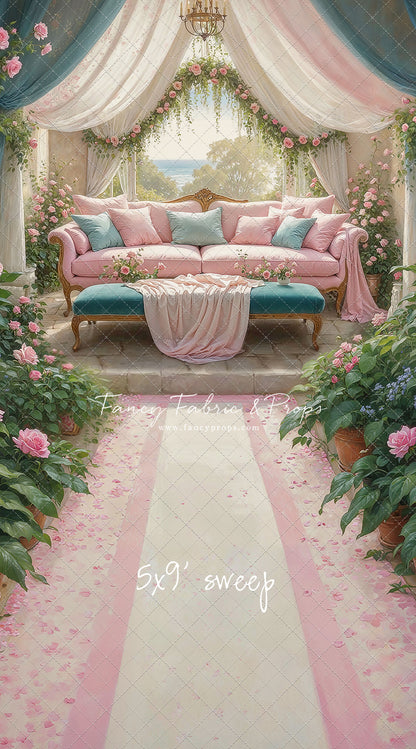 Versailles Rose Terrace - With Sweep Option