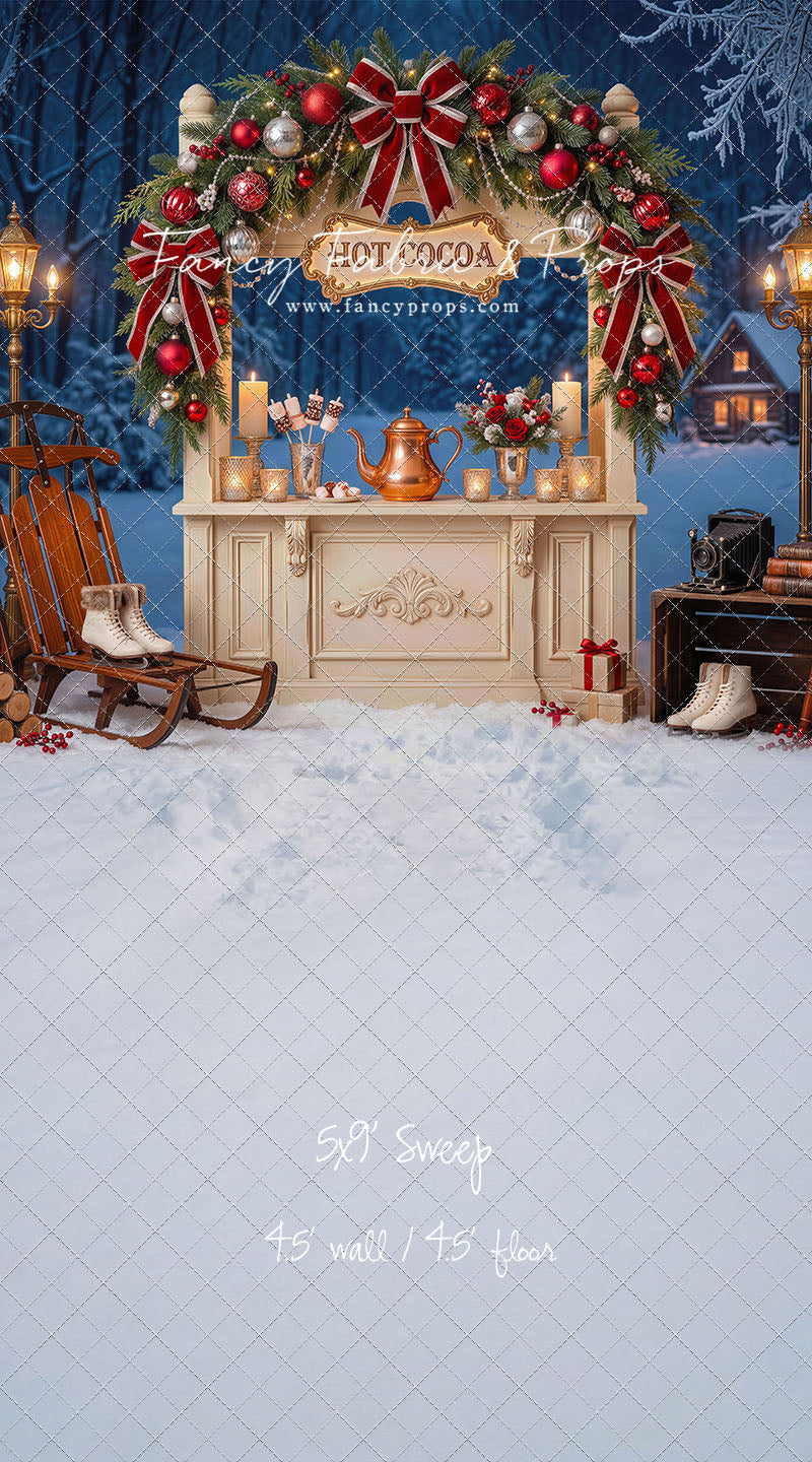 Vintage Cocoa Stand - with Sweep Option