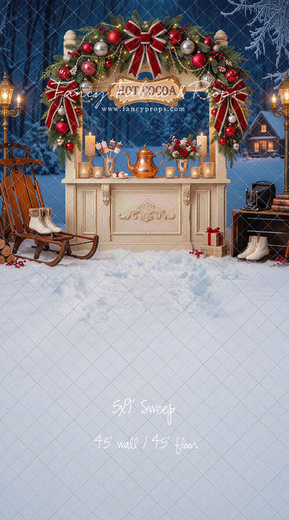 Vintage Cocoa Stand - with Sweep Option