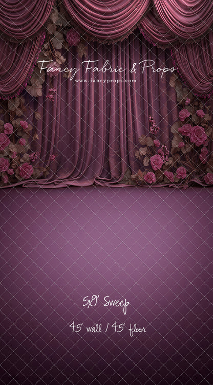 Vintage Plum Romance - With Sweep Option