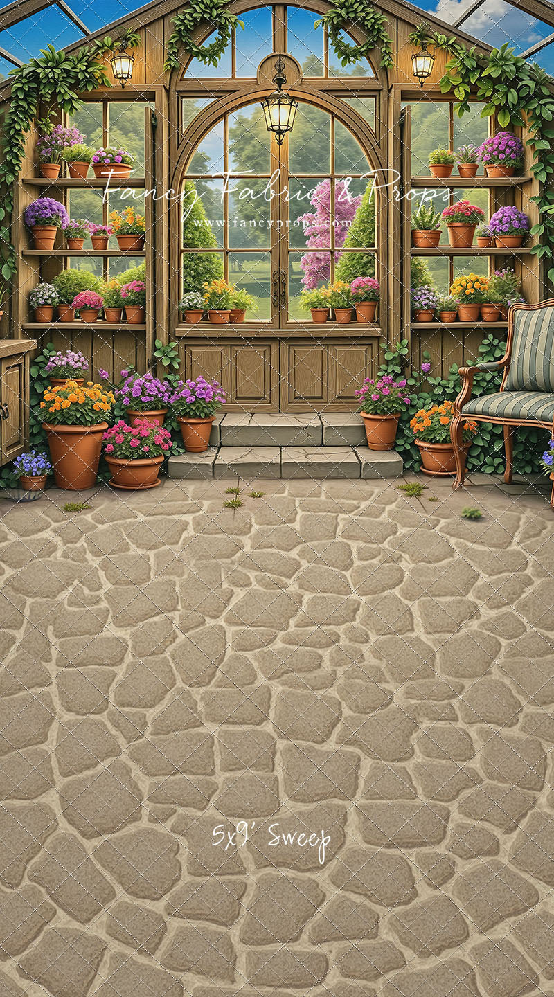 Violet Lavender Greenhouse - With Sweep Option