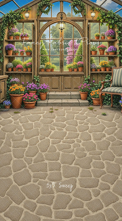Violet Lavender Greenhouse - With Sweep Option