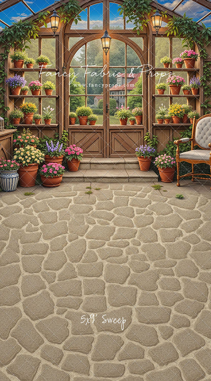 Vivid Blooming Greenhouse - With Sweep Option