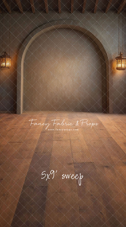 Warm Amber Alcove - With Lights - With Sweep Option