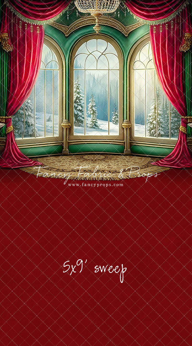 Warm Loving Holiday - Red Carpet Option - with Sweep Option