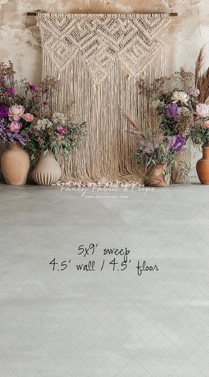 Wildflower Macrame - With Sweep Option
