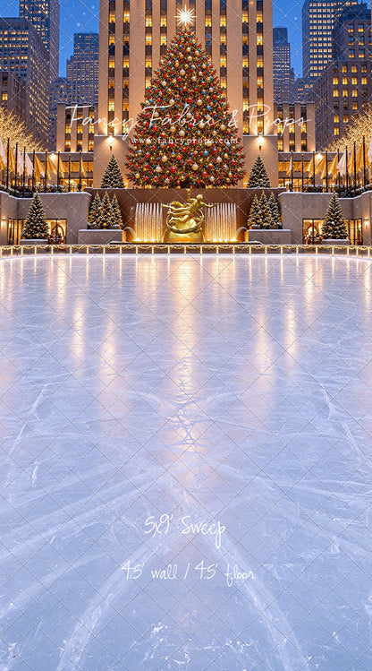 Wintertime Skating Rink - with Sweep Option
