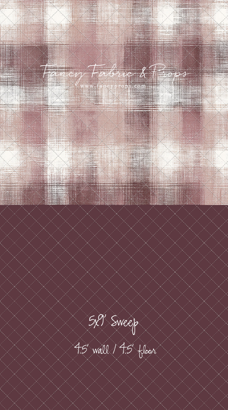 Woven Mauve - With Sweep Option