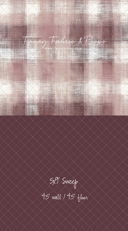 Woven Mauve - With Sweep Option