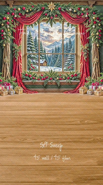 Yuletide Bloom View - with Sweep Option