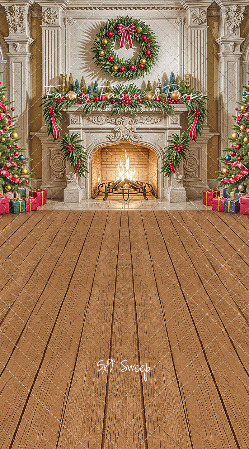 Yuletide Hearth - with Sweep Option