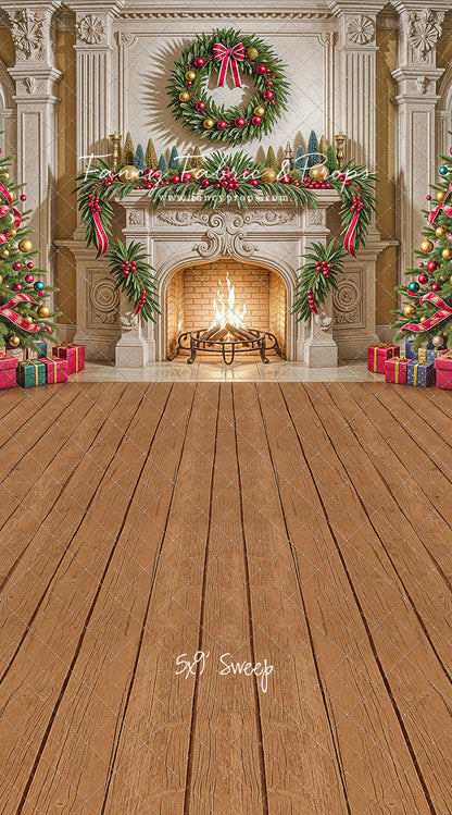 Yuletide Hearth - with Sweep Option