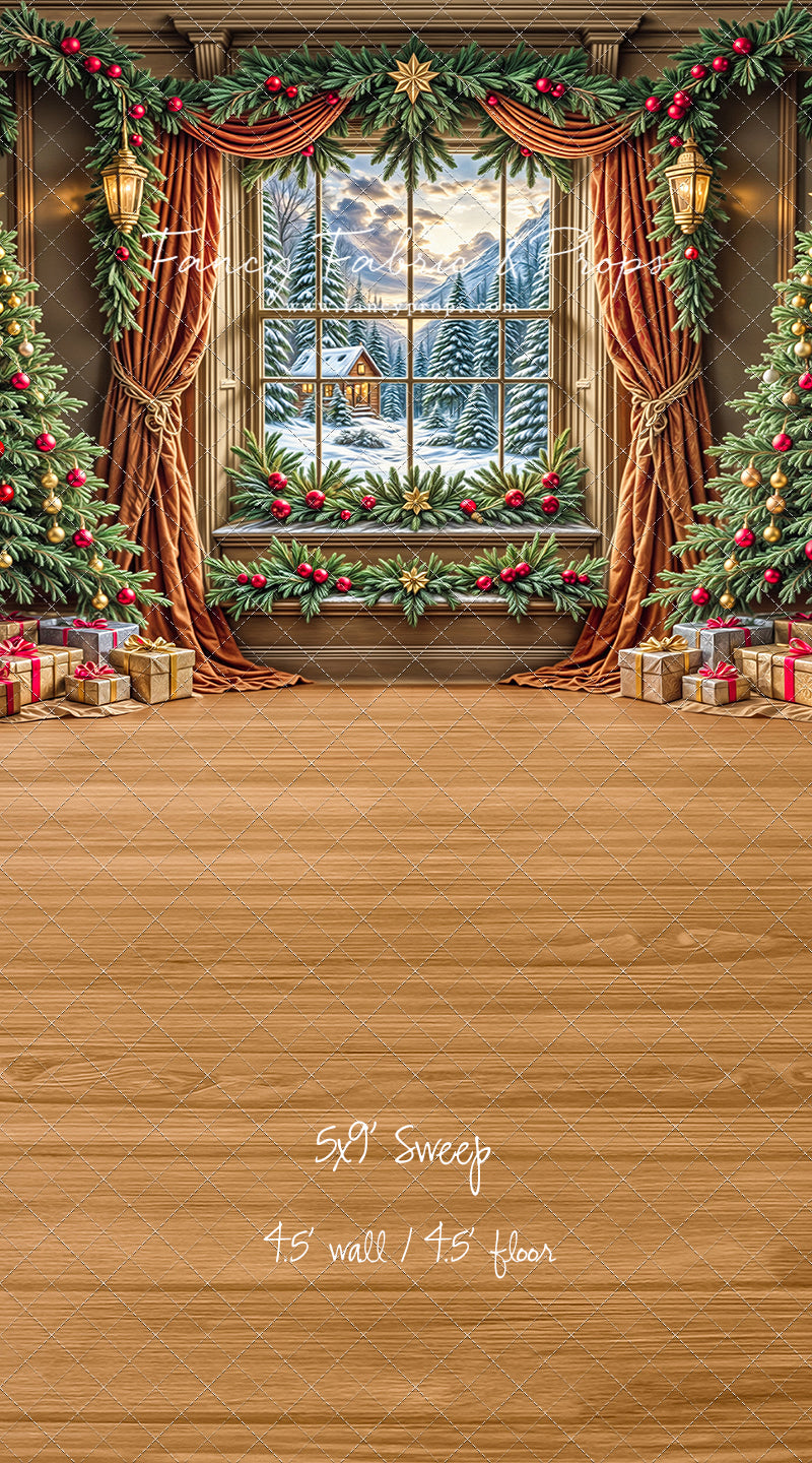Frosted Pines & Presents - with Sweep Option