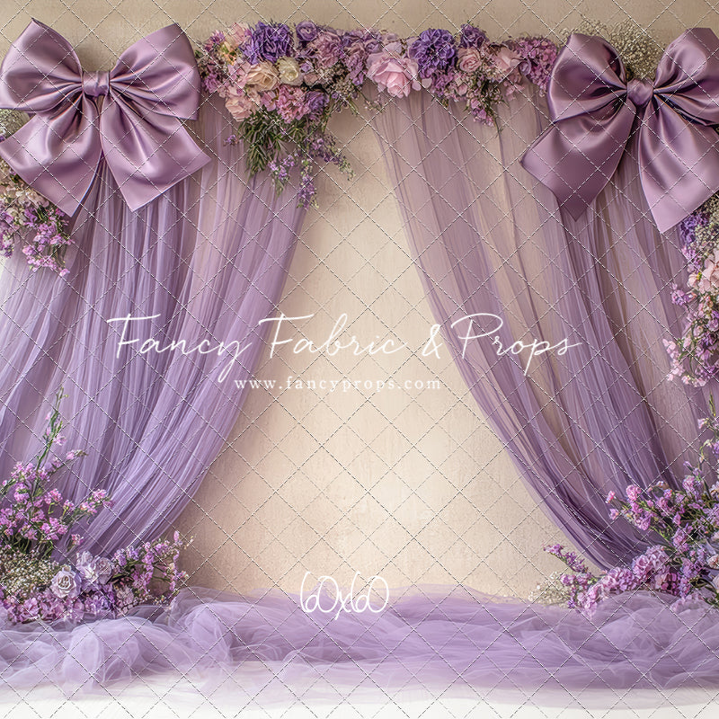 Amethyst Bow Blooms - With Sweep Option