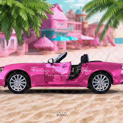 Beach Convertible -Pink - With Sweep Option
