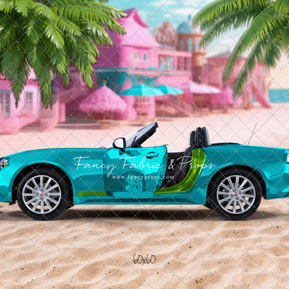 Beach Convertible -Teal Blue - With Sweep Option