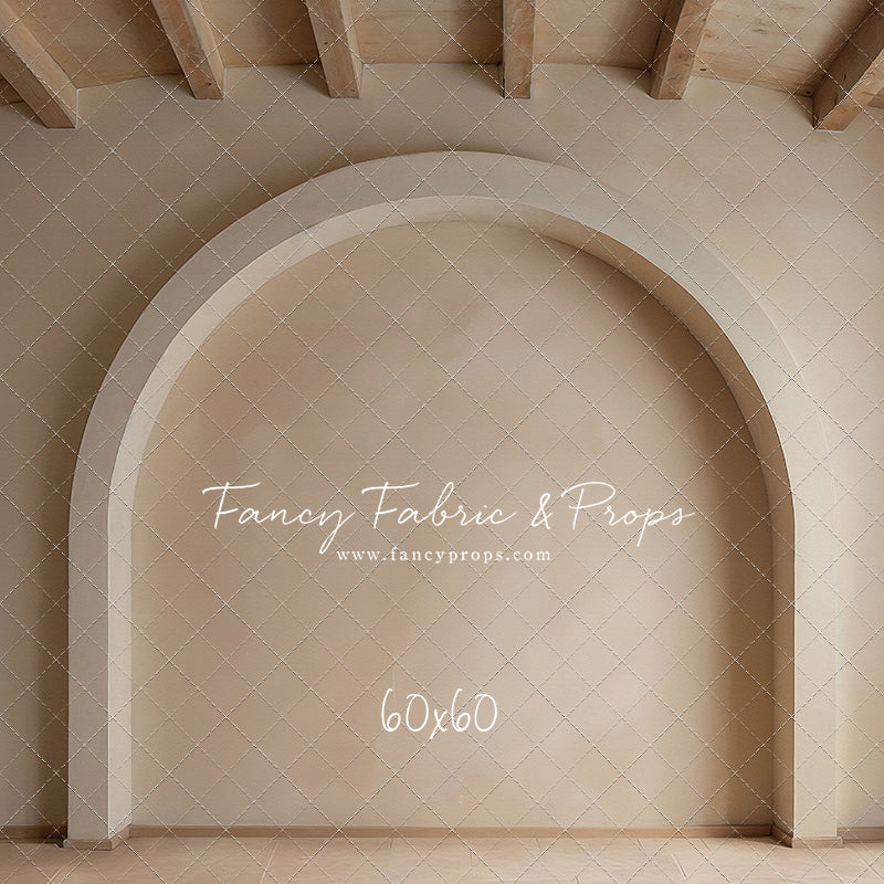 Beige Elegant Arch - Tile Floor - With Sweep Option