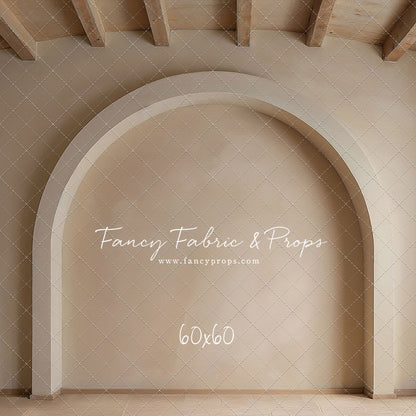 Beige Elegant Arch - Tile Floor - With Sweep Option