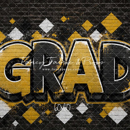 Black & Gold Grad - With Sweep Option