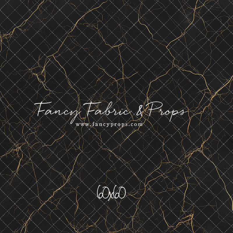 Black & Gold Marble - Floor