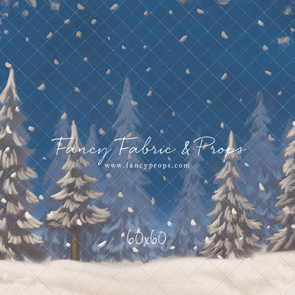 Blue Snowy Sky - with Sweep Option