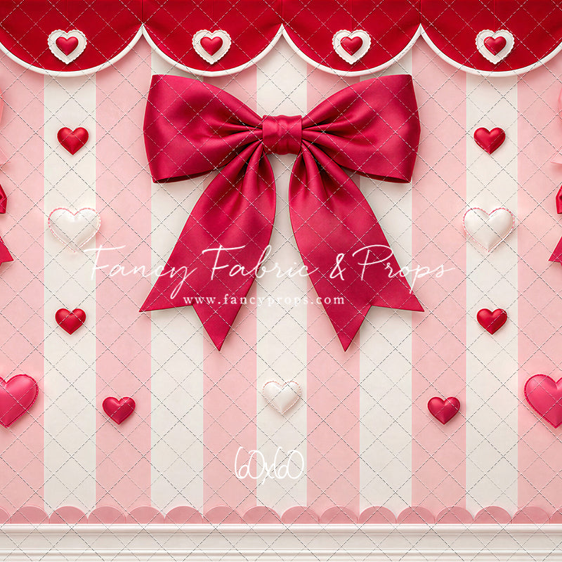Bow Tied Valentine Wall - With Sweep Option